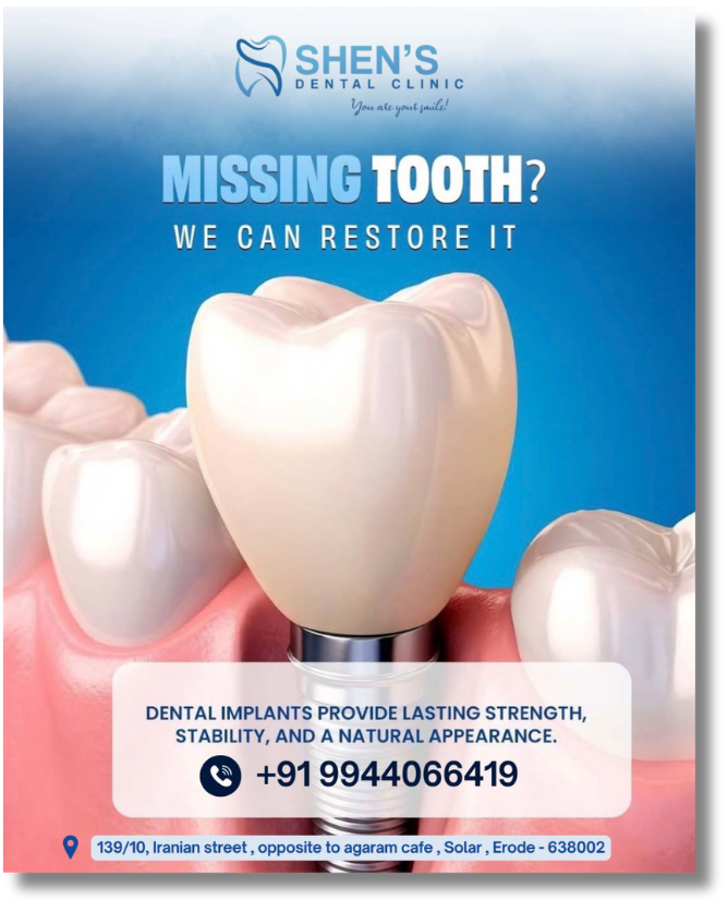 Missing Tooth? Dental Implant Restoration
